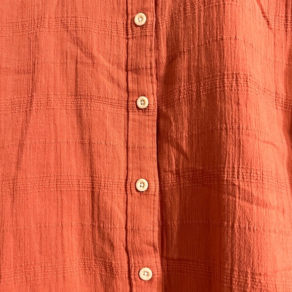 Madewell Terracotta Button-Down Shirt - Picture 2 of 6